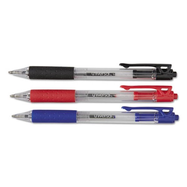 Universal Office Products UNV Economy Retractable Ballpoint Pen, Black - 48 per Set 15533